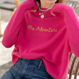 Women's Fall Cashmere Crewneck Sweater