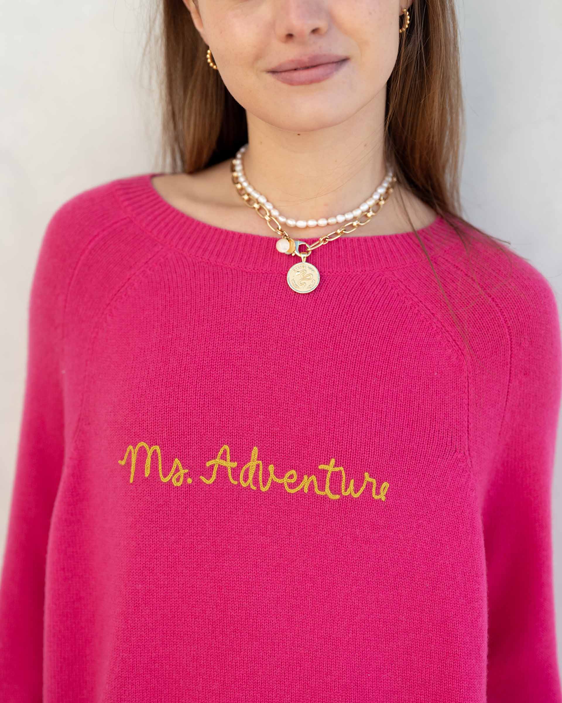 Women's Fall Cashmere Crewneck Sweater