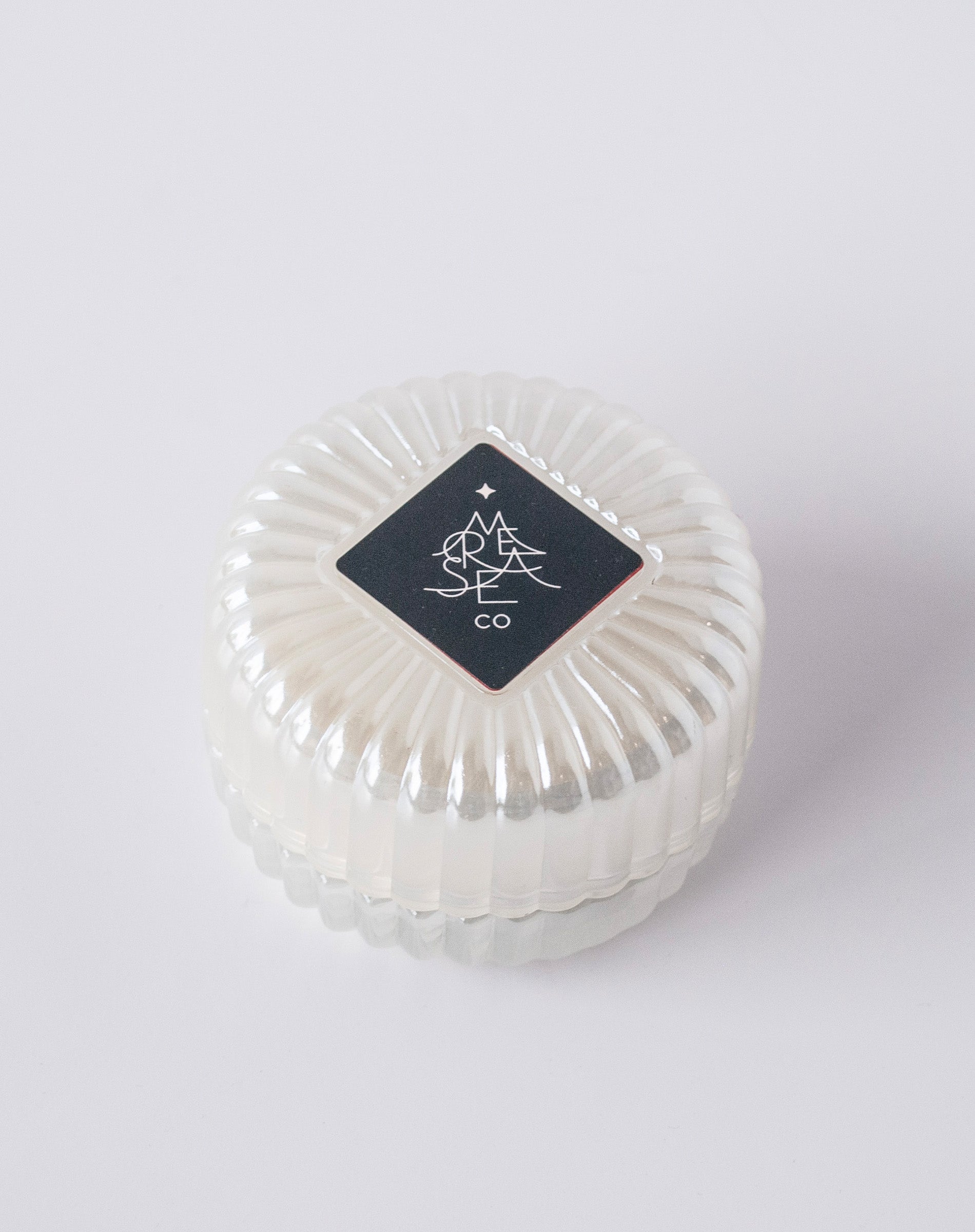 Fireside Flannel Bauble Glass Candle