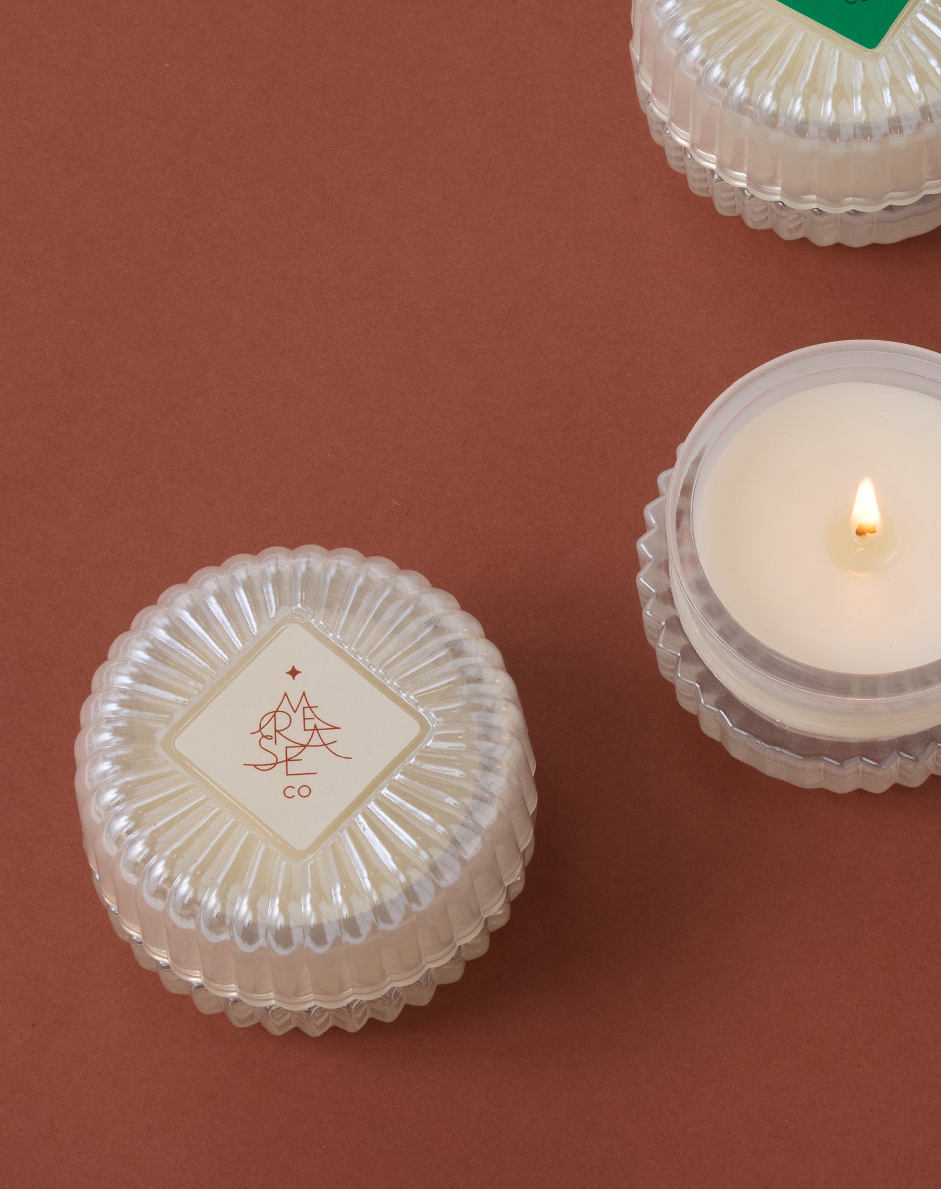 Pumpkin Whimsea Bauble Glass Candle
