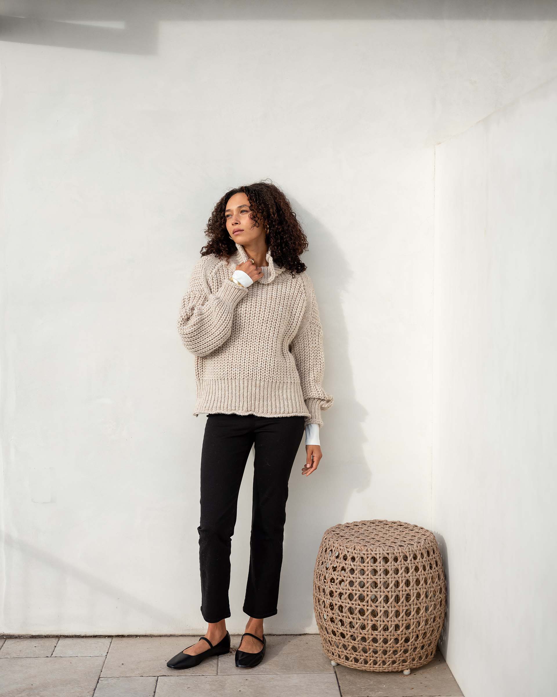 Women's Fall Knit Turtleneck Sweater