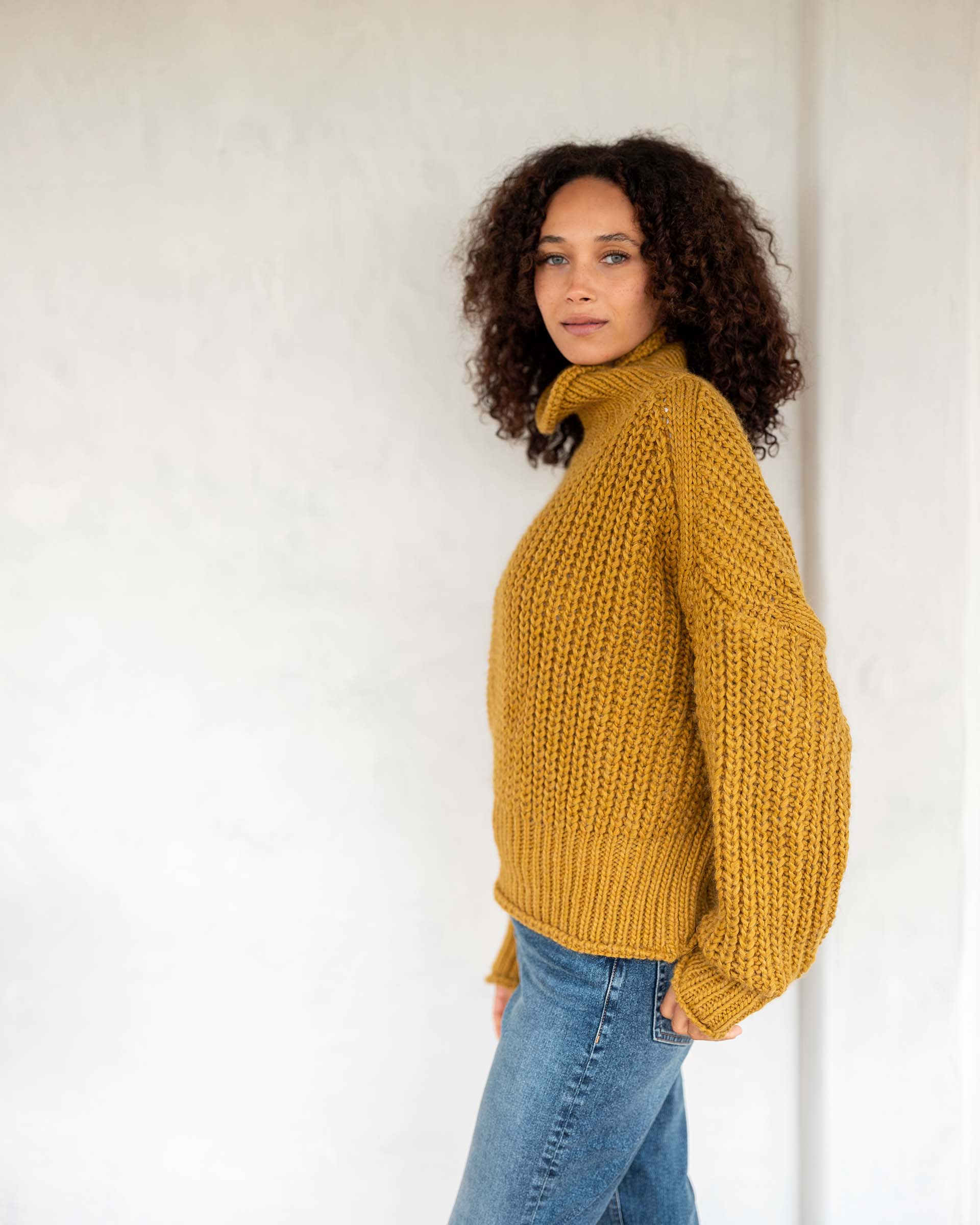 Women's Fall Knit Turtleneck Sweater