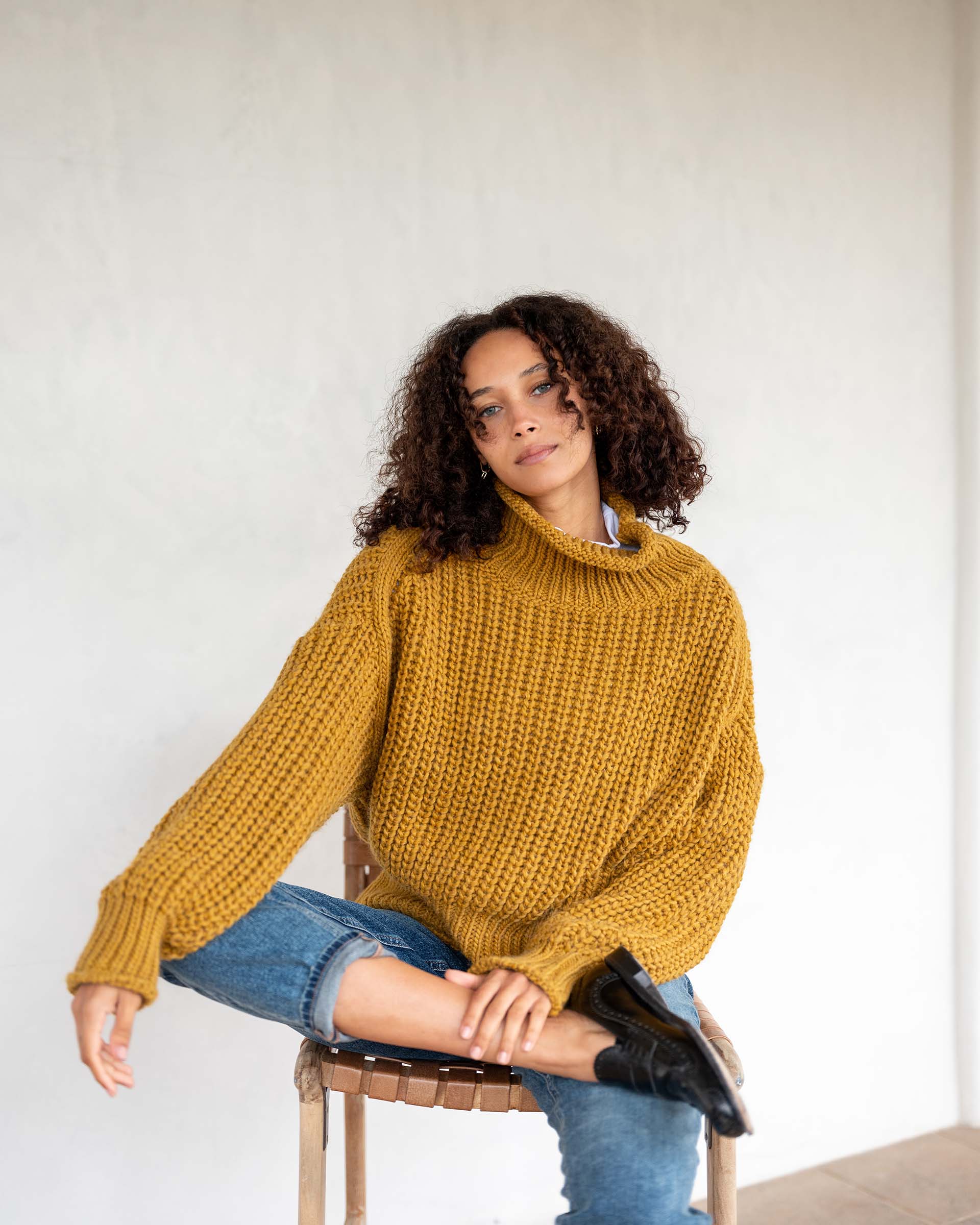 Women's Fall Knit Turtleneck Sweater