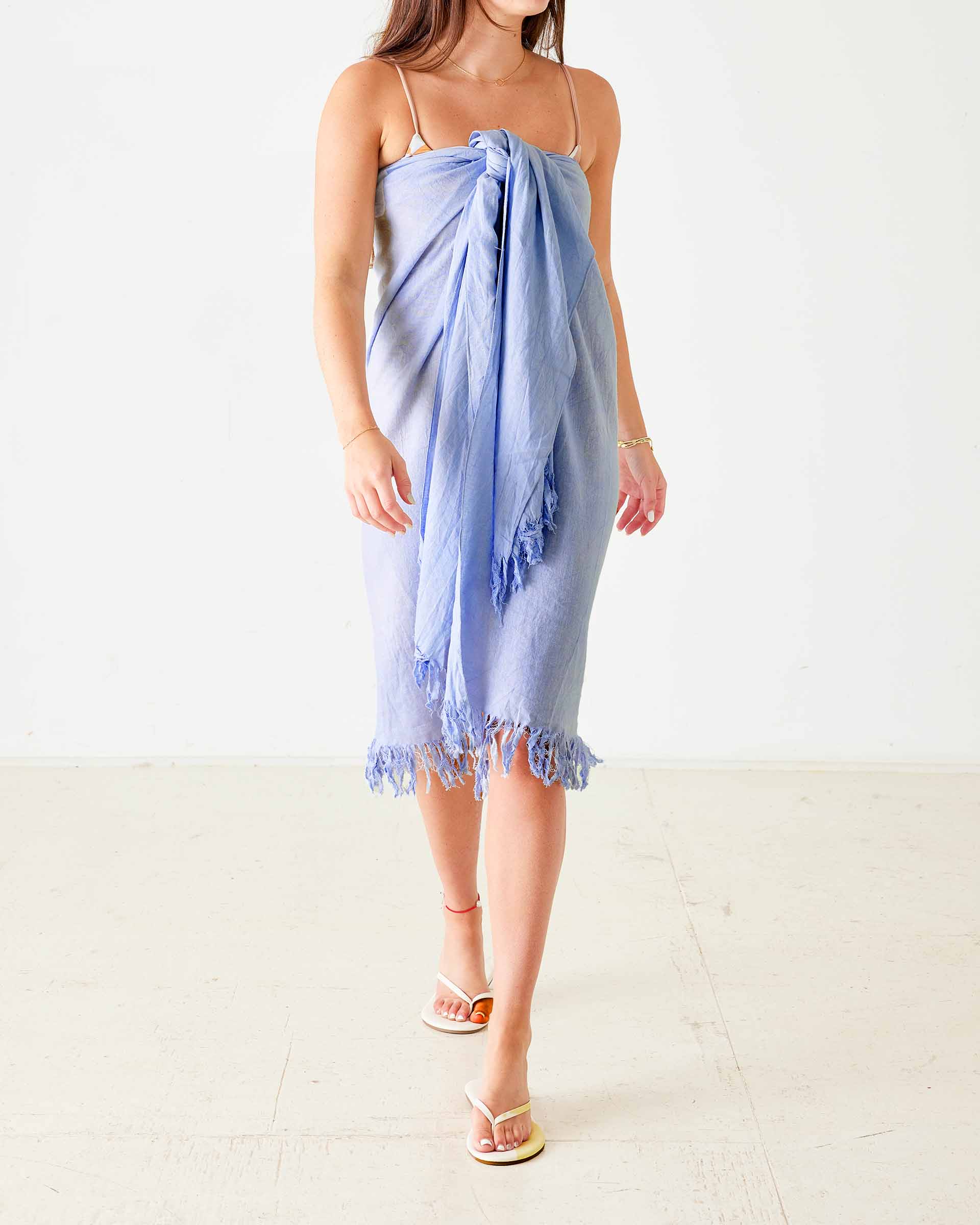 Lightweight Women's Linen 3-Way Wrap by Mersea | Resort Wraps MERSEA Lightweight Women's Linen 3-Way Wrap by Mersea | Resort Wraps MERSEA