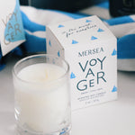 close up of voyager votive candle