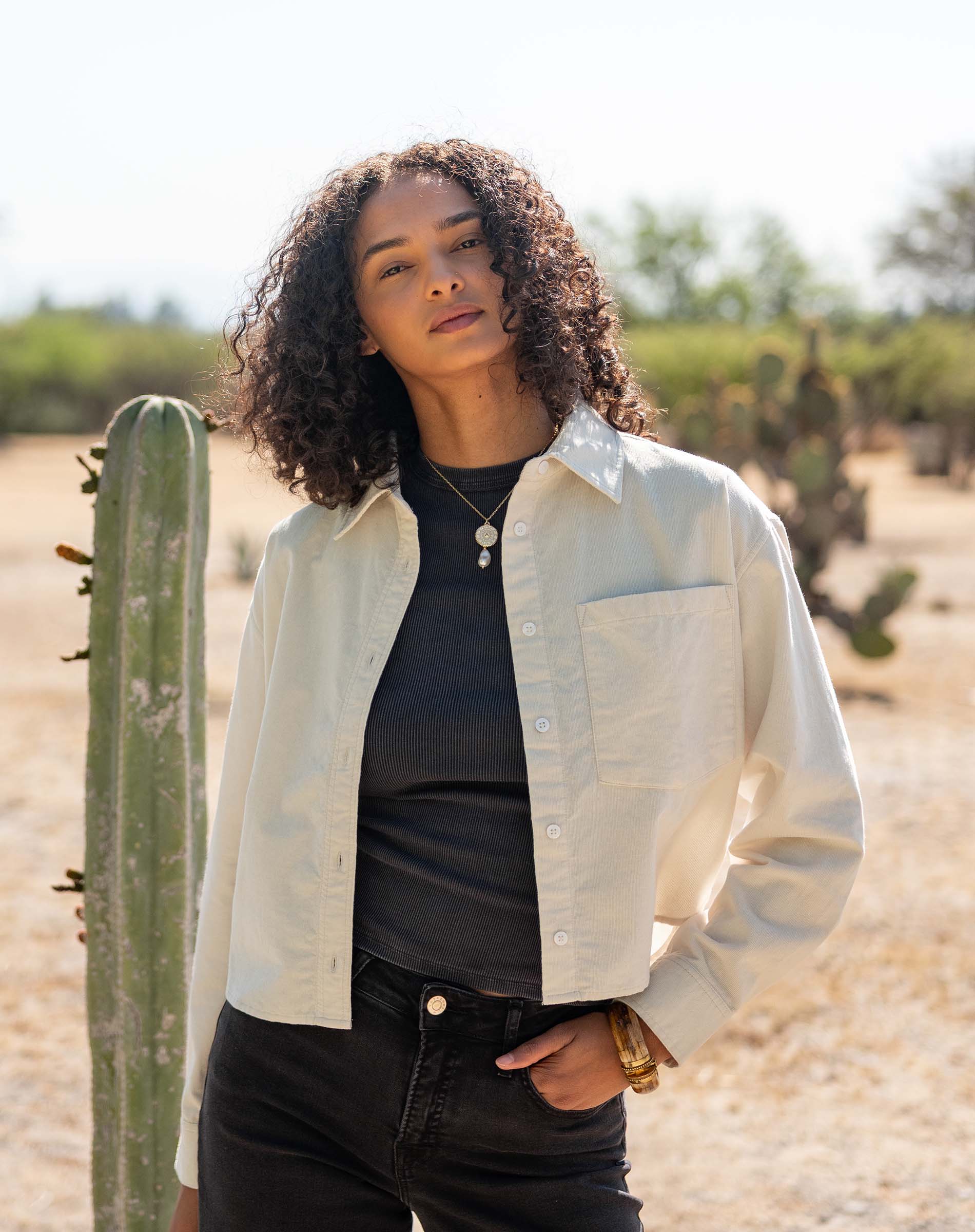 Boxy Button Up
