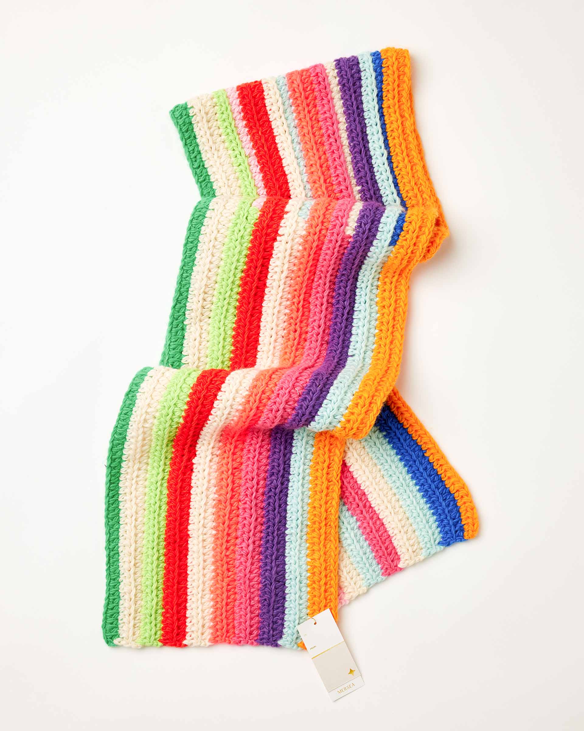 Colorful Winter Knit Scarf