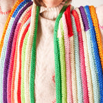 Colorful Winter Knit Scarf