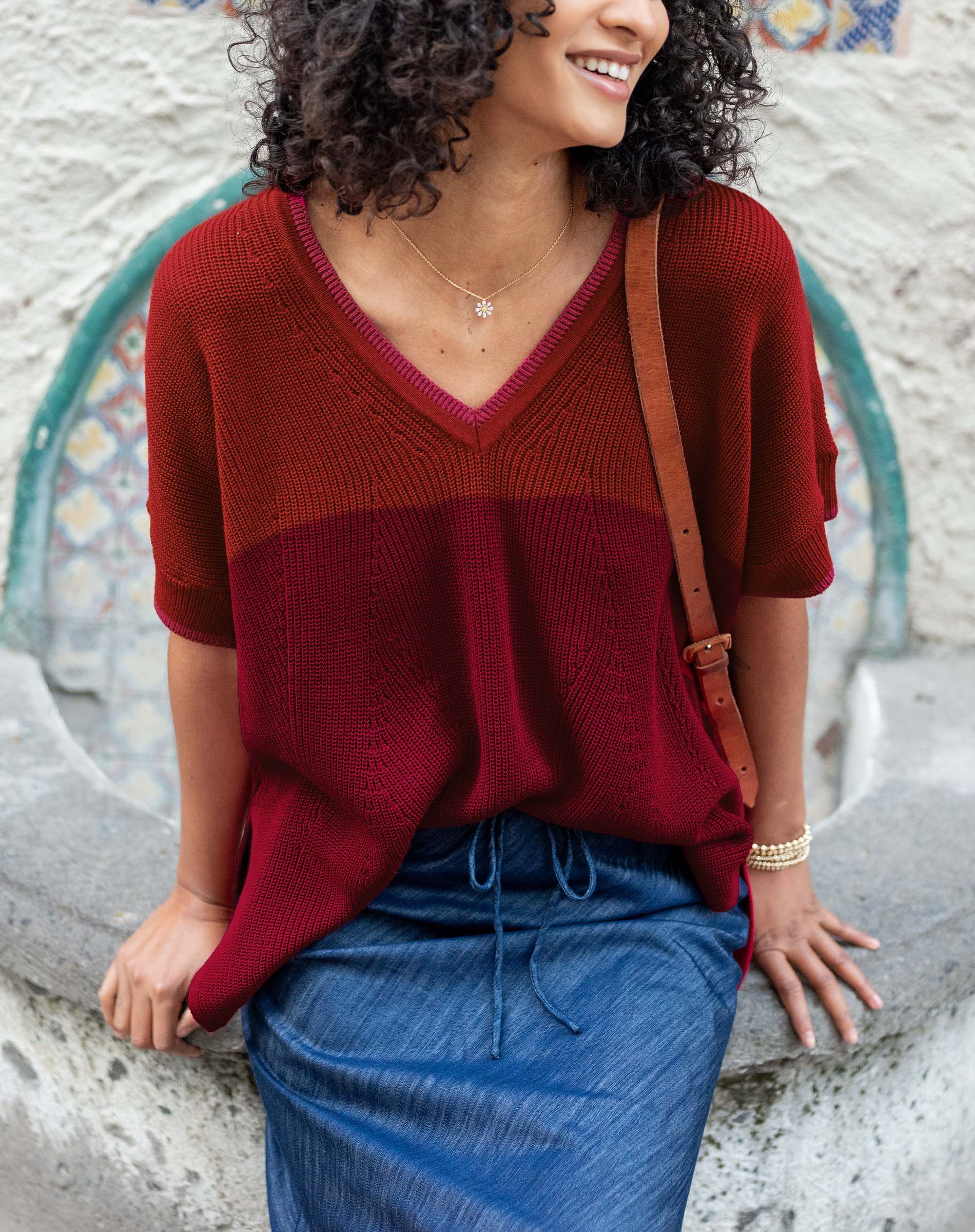 Camden Short Sleeve Sweater