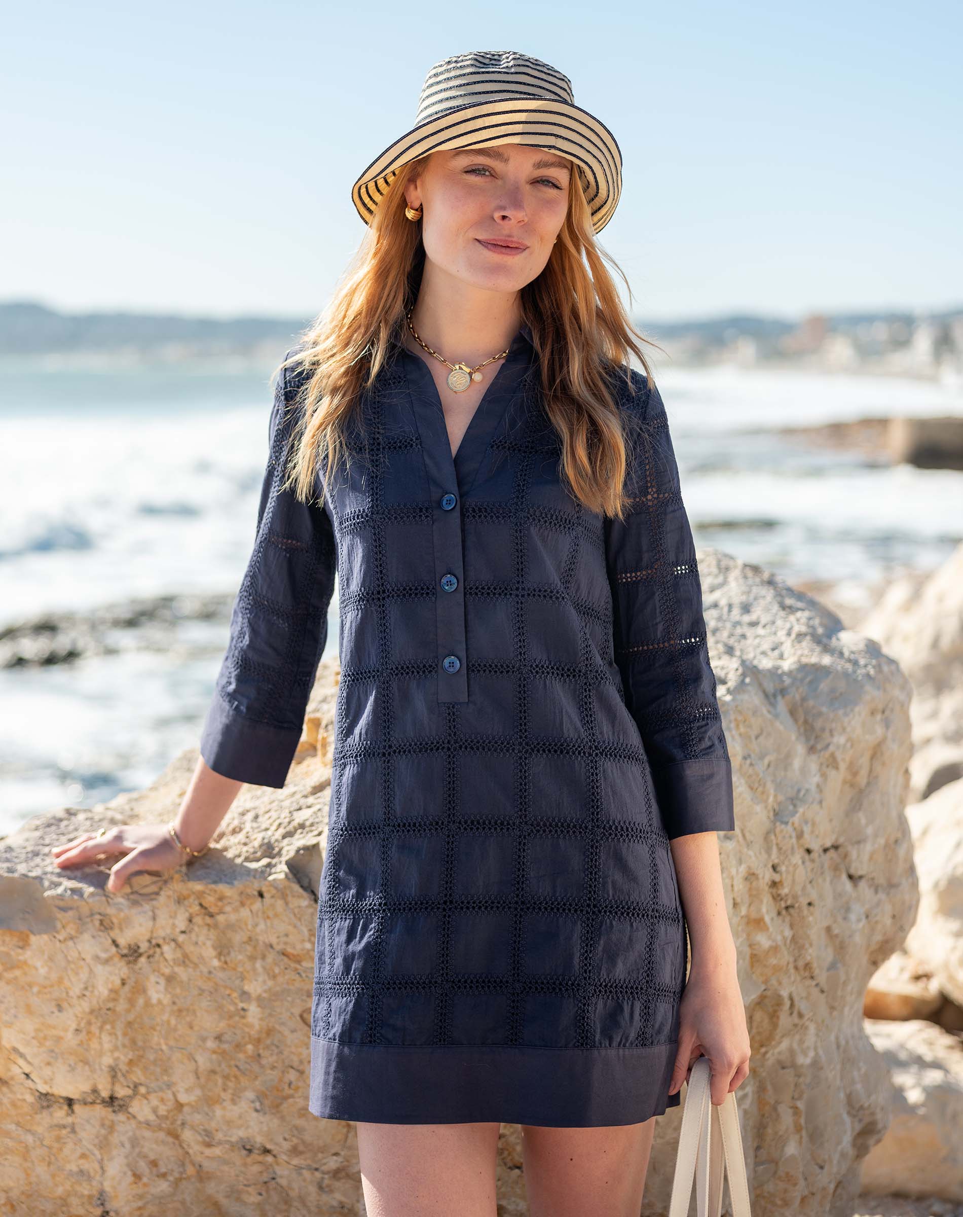 blair beach lounge dress Blair Long Sleeve Summer Dress
