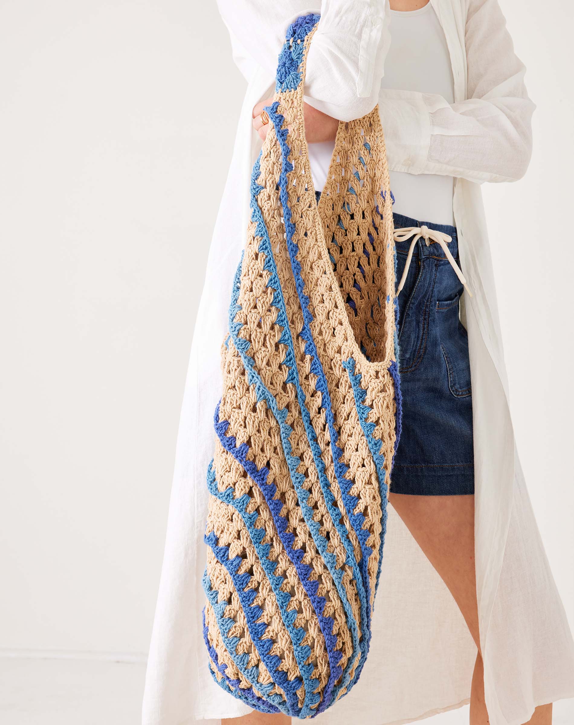 Crochet Boho Beach Bag