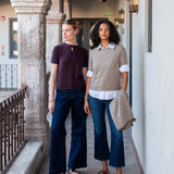Women's Short Sleeve Cashmere Sweater