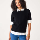 Women's Short Sleeve Cashmere Sweater