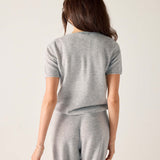 Women's Short Sleeve Cashmere Sweater