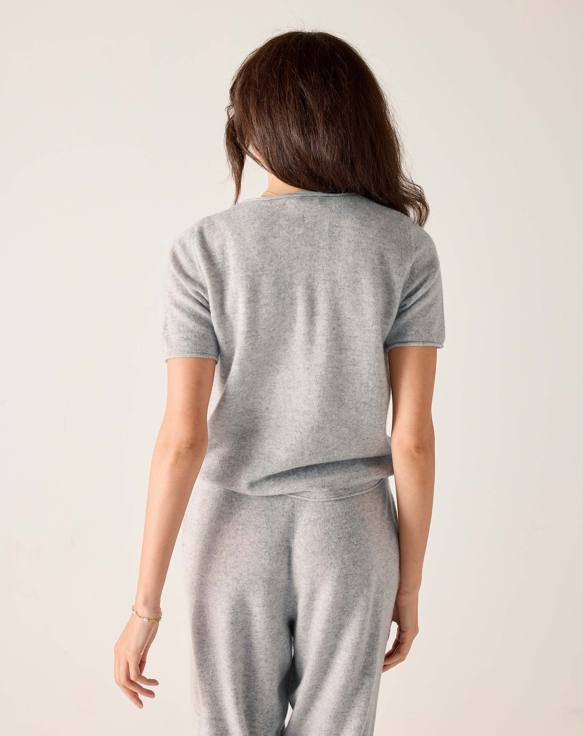 Women's Short Sleeve Cashmere Sweater