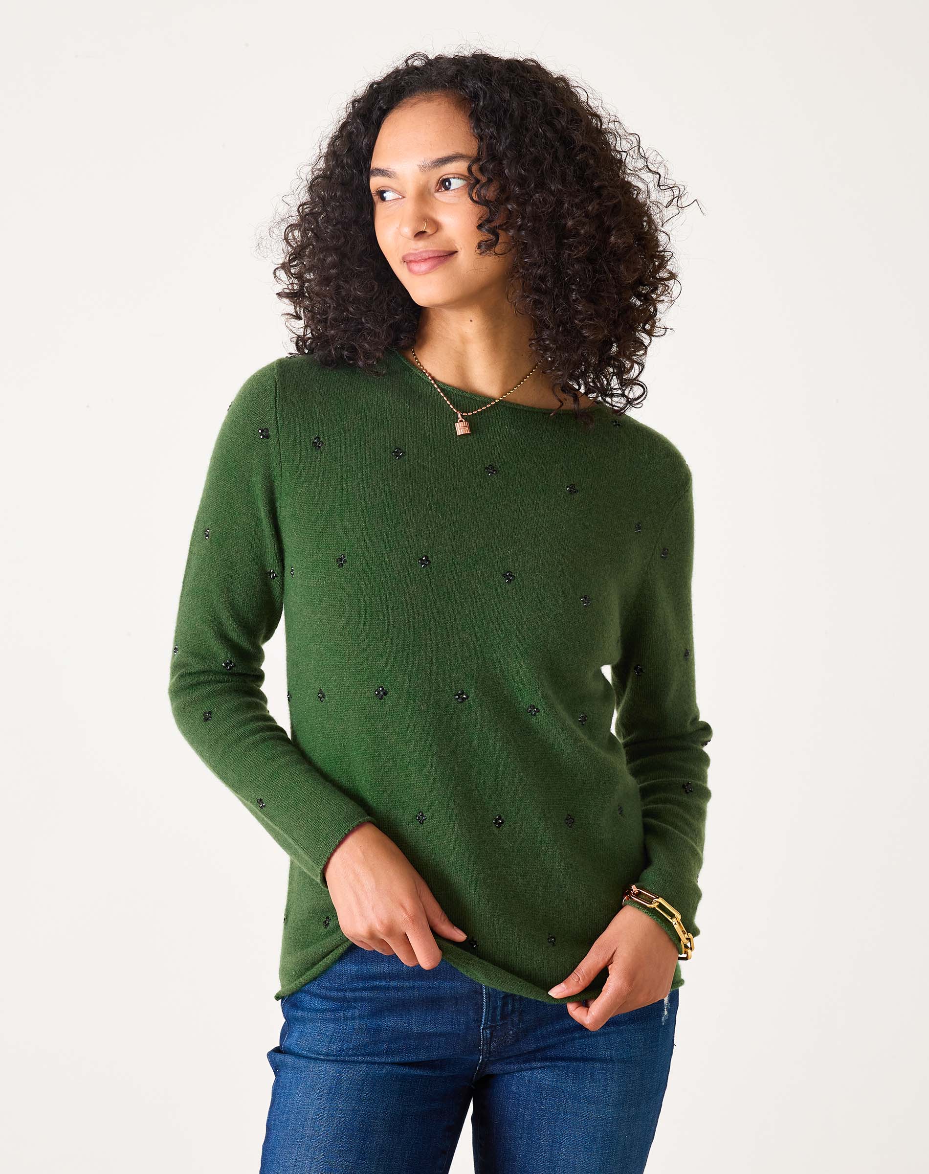 Carmel Fitted Cashmere Sweater