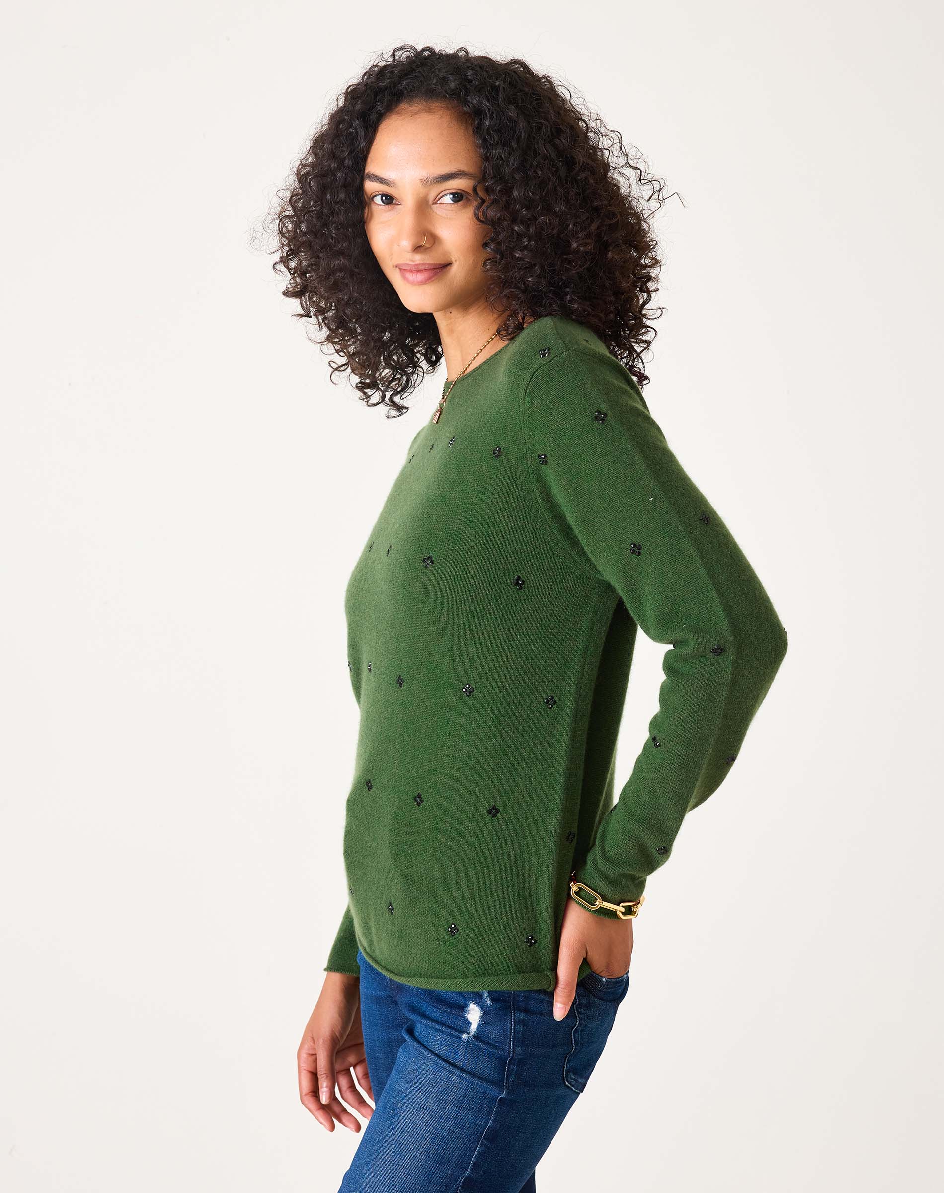 Women's Cashmere Holiday Sweater