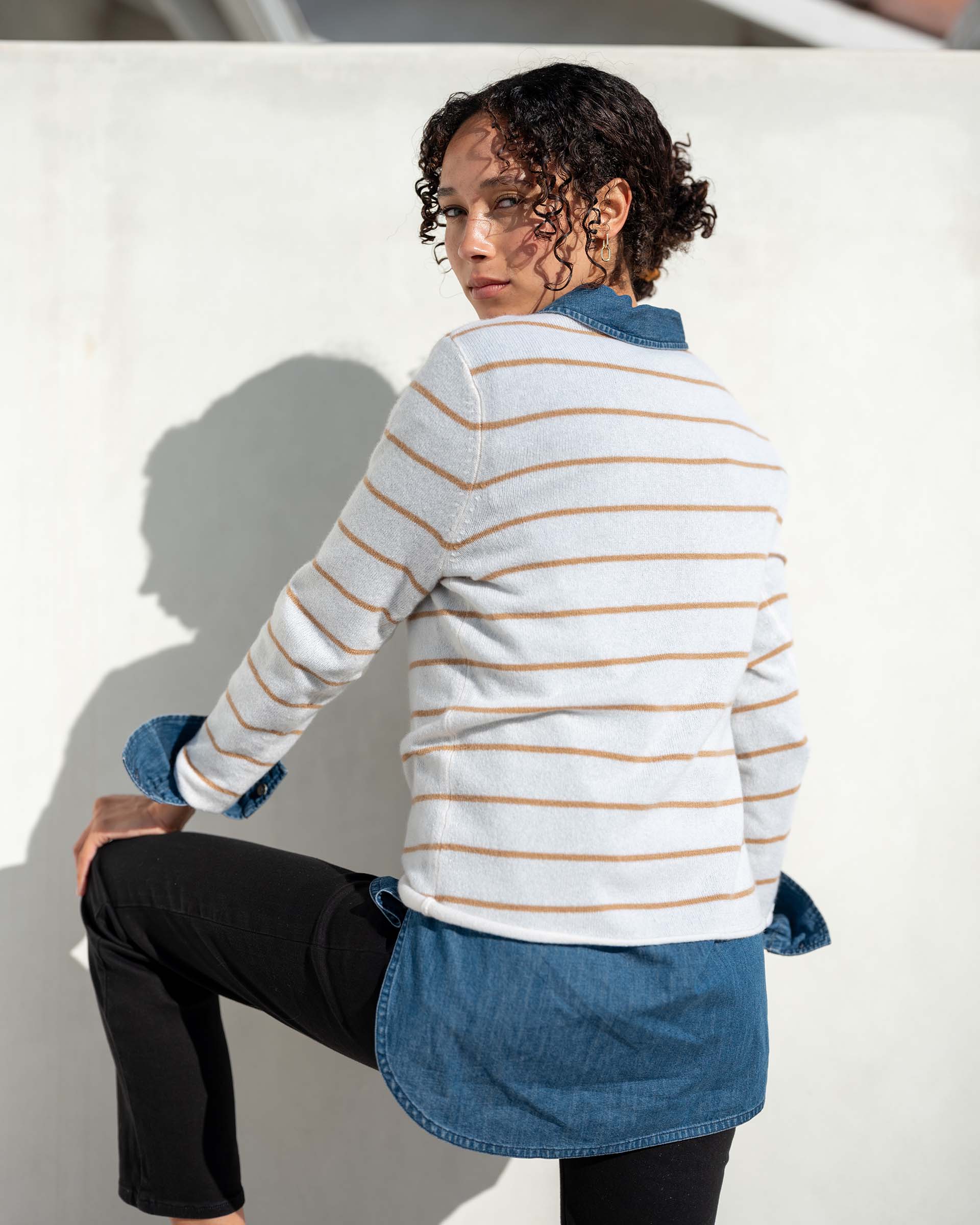 Carmel Fitted Cashmere Sweater