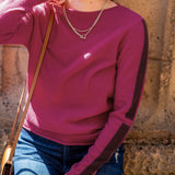 Women's Hot Pink Cashmere Sweater