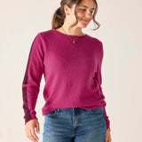 Women's Hot Pink Cashmere Sweater