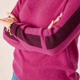 Women's Hot Pink Cashmere Sweater