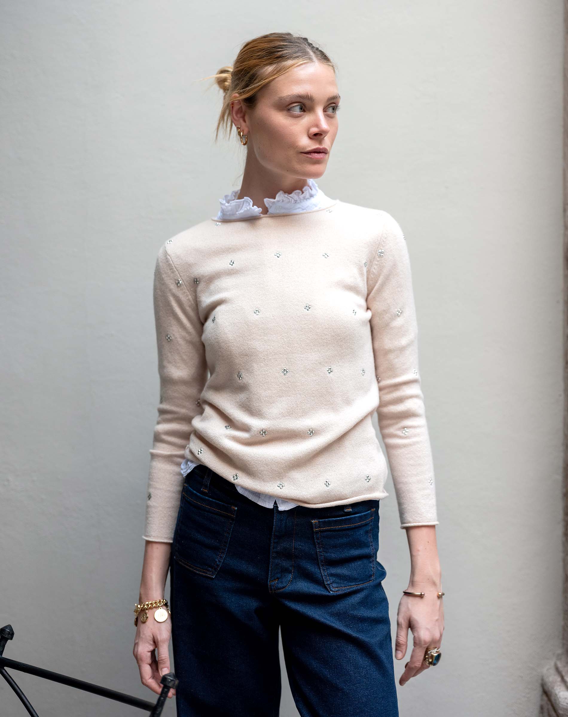 Carmel Fitted Cashmere Sweater