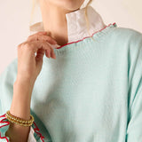 Catalina Cotton Ruffle Sweater