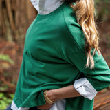 Women's Bright Green One Sized Slub Tee