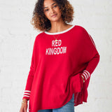 Women's Chiefs Red Kingdom Oversized Sweater