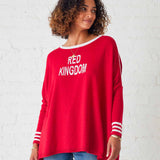 Women's Chiefs Red Kingdom Oversized Sweater