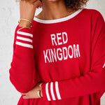 Women's Chiefs Red Kingdom Oversized Sweater