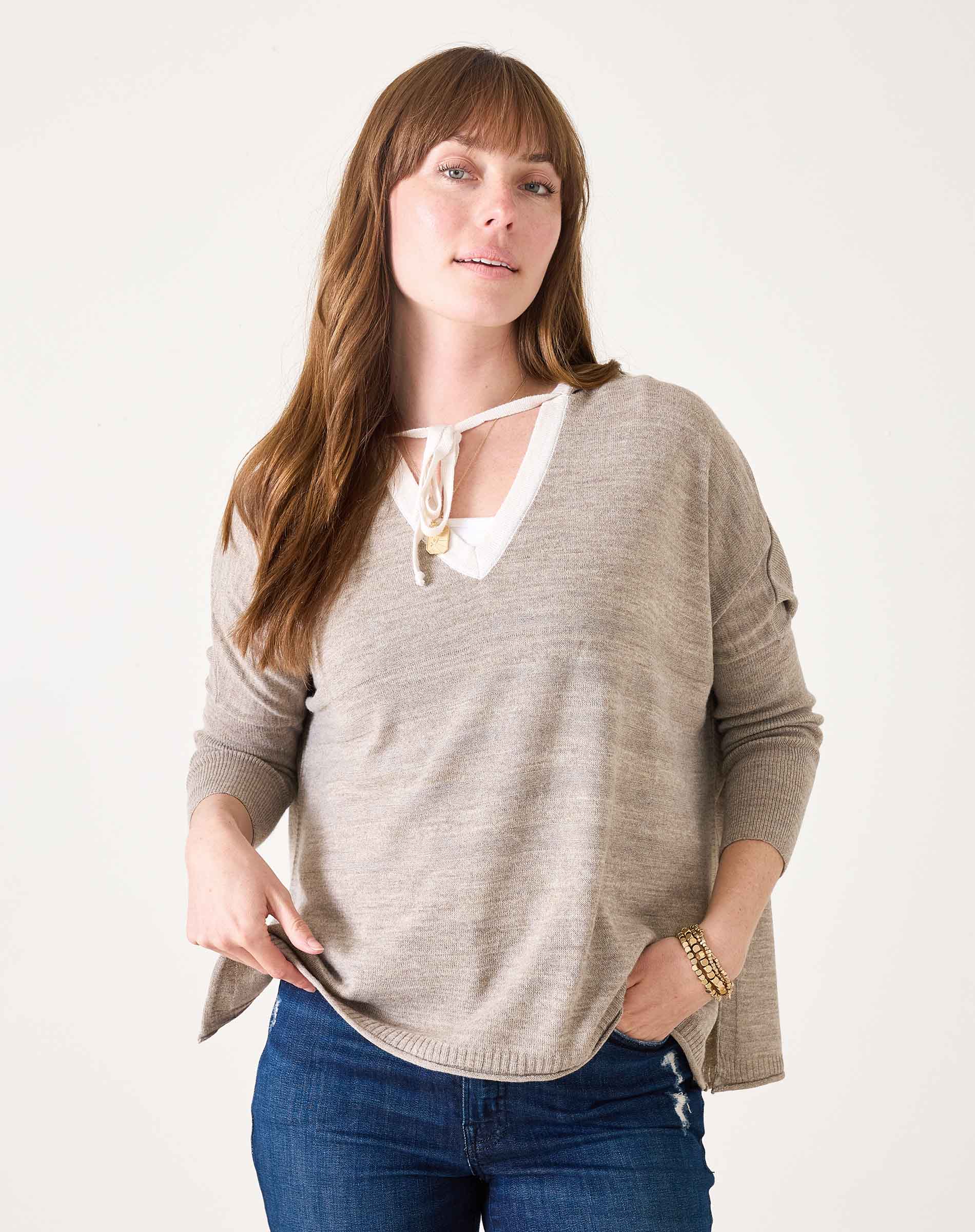 Catalina V-Neck Hoodie