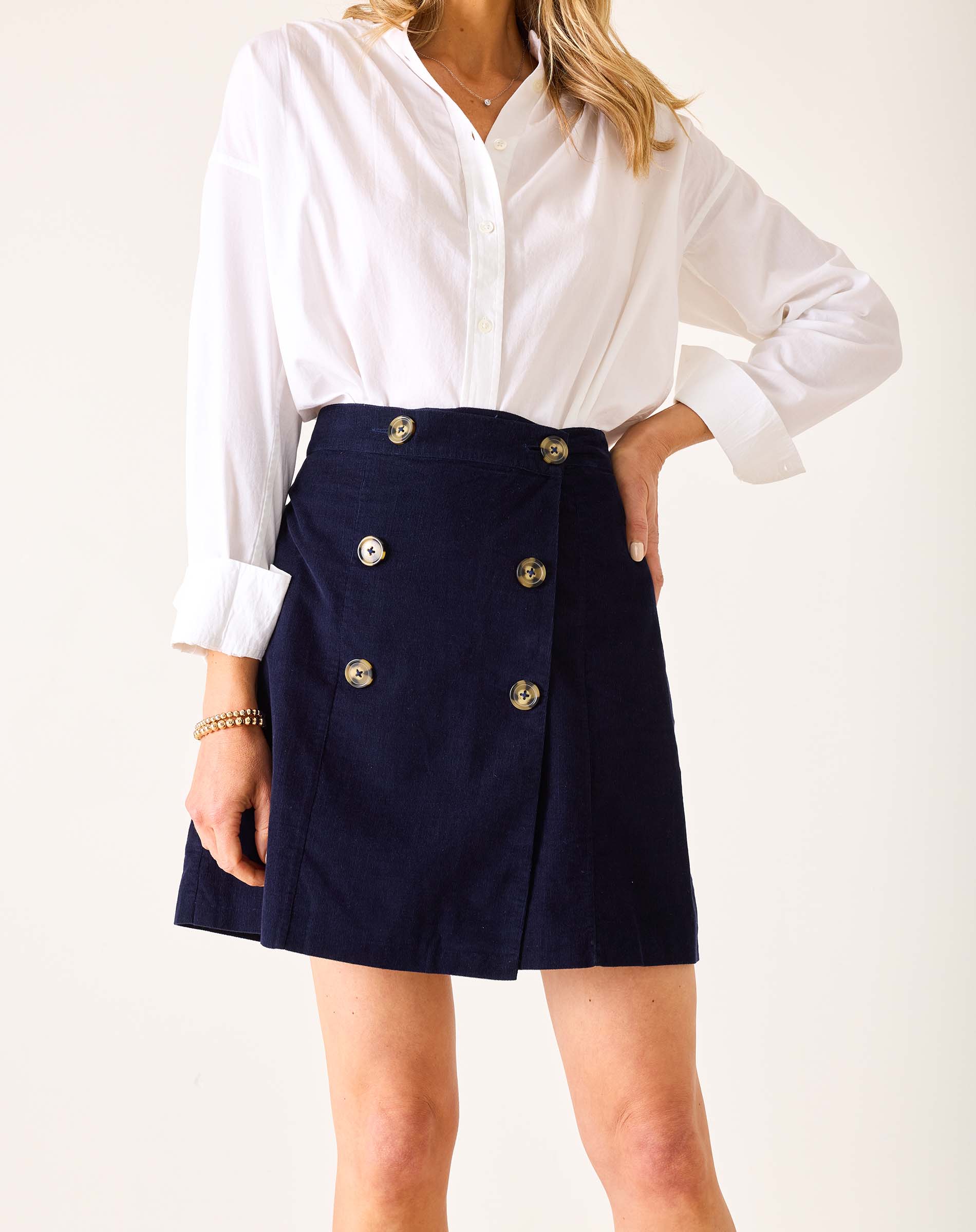 Cavilleri Button Skirt