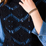 Women's Black Crochet Vest