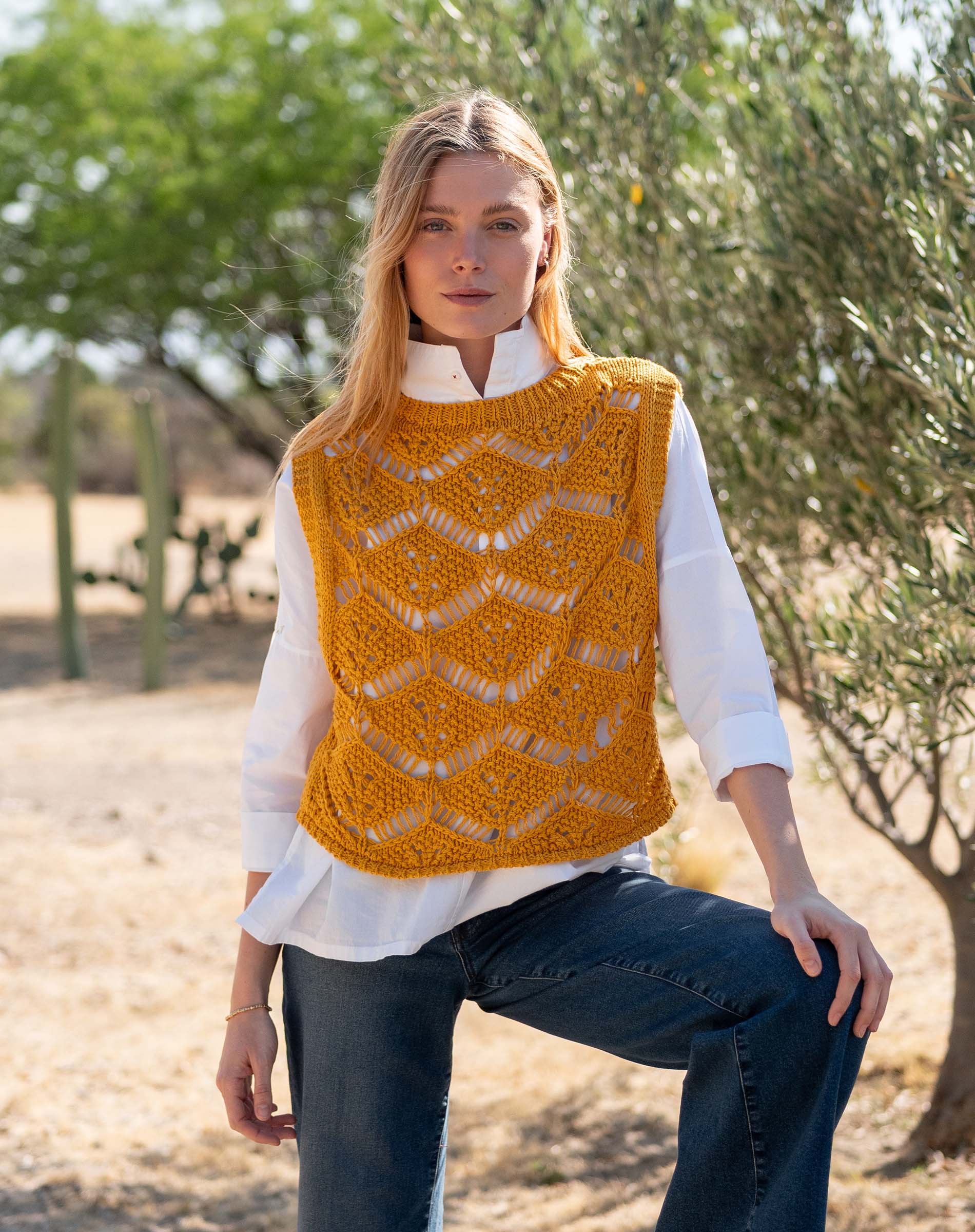 Mersea Cecilia Crochet Vest
