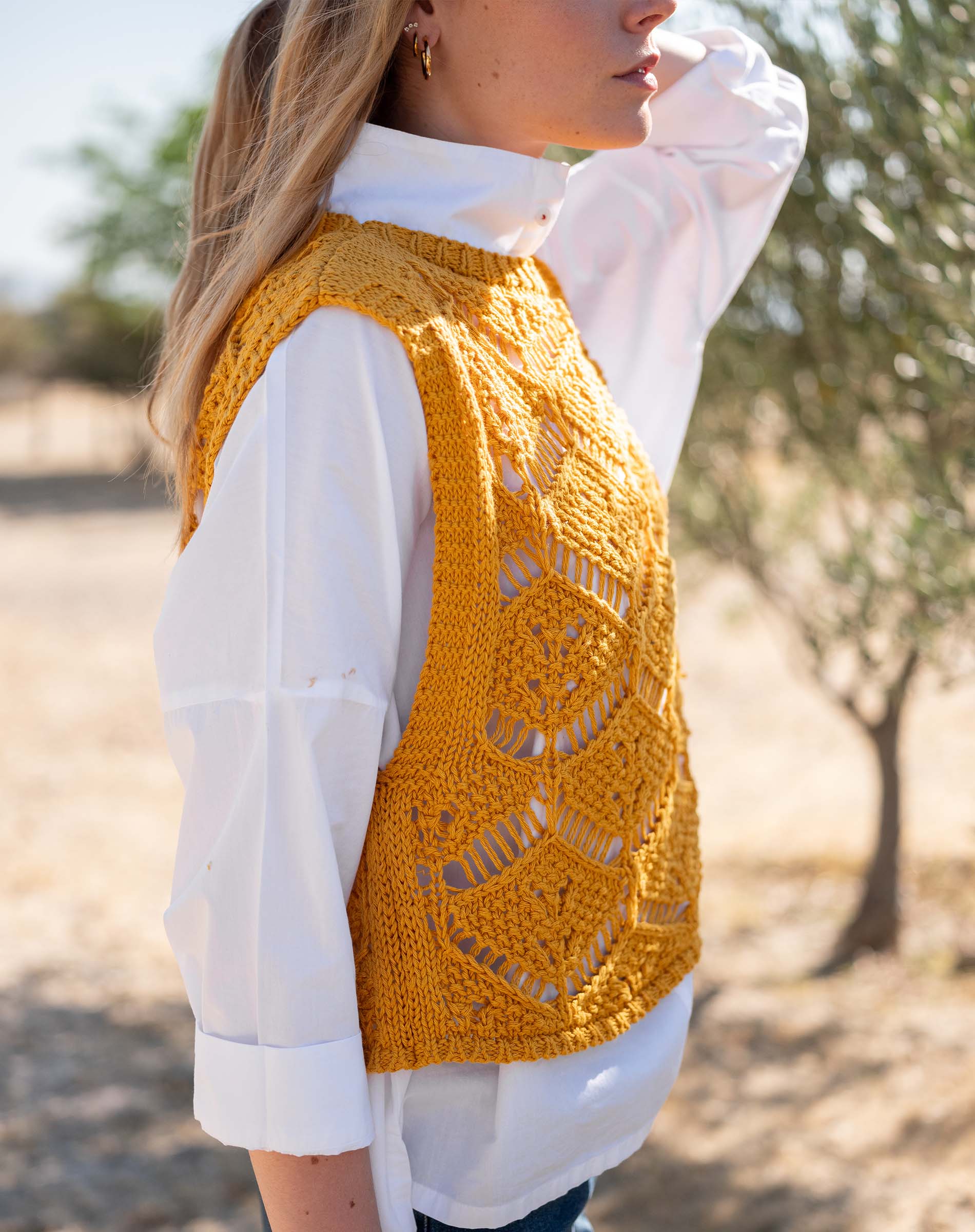 Cecilia Crochet Vest | Voyageur by MERSEA