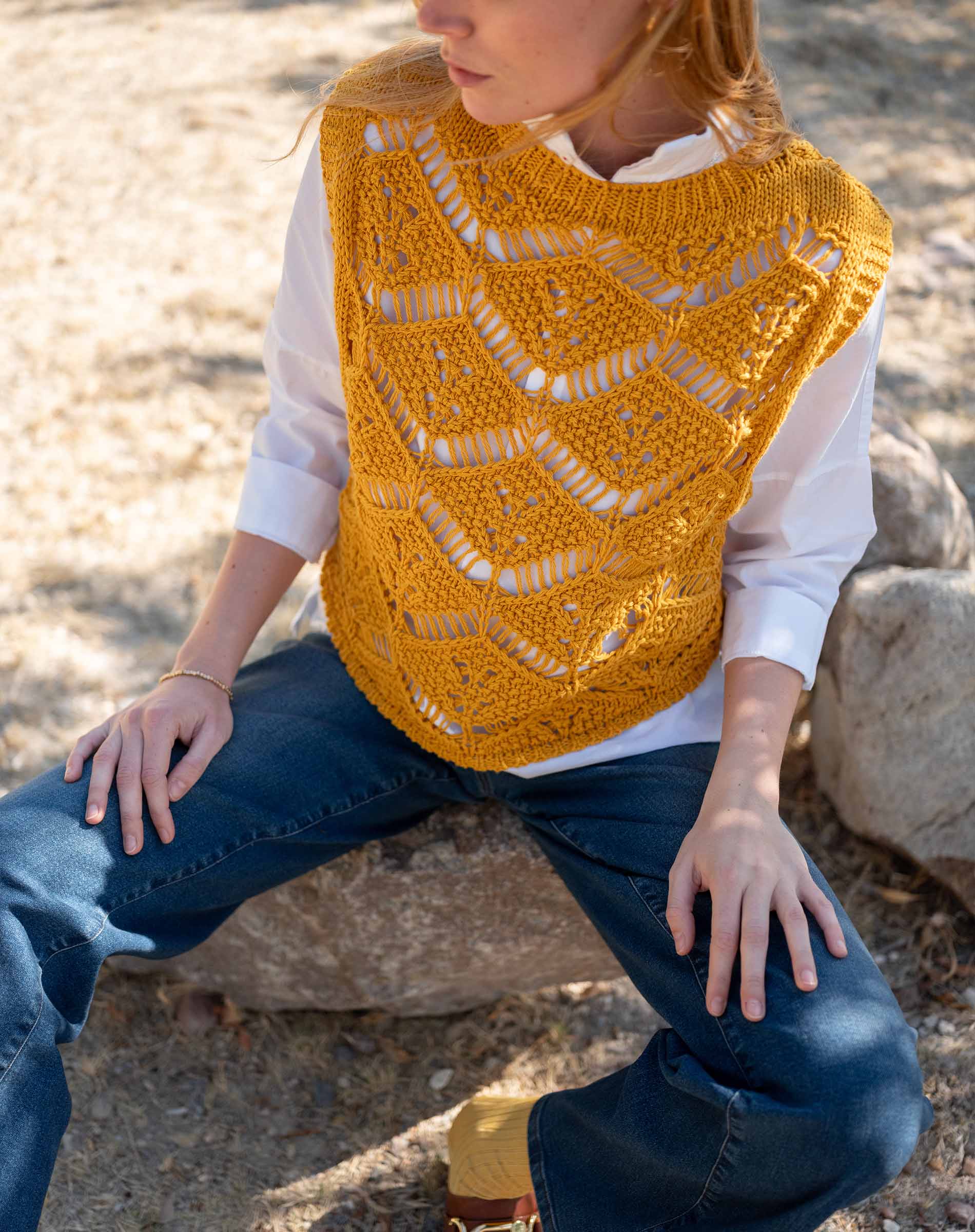Cecilia Crochet Vest