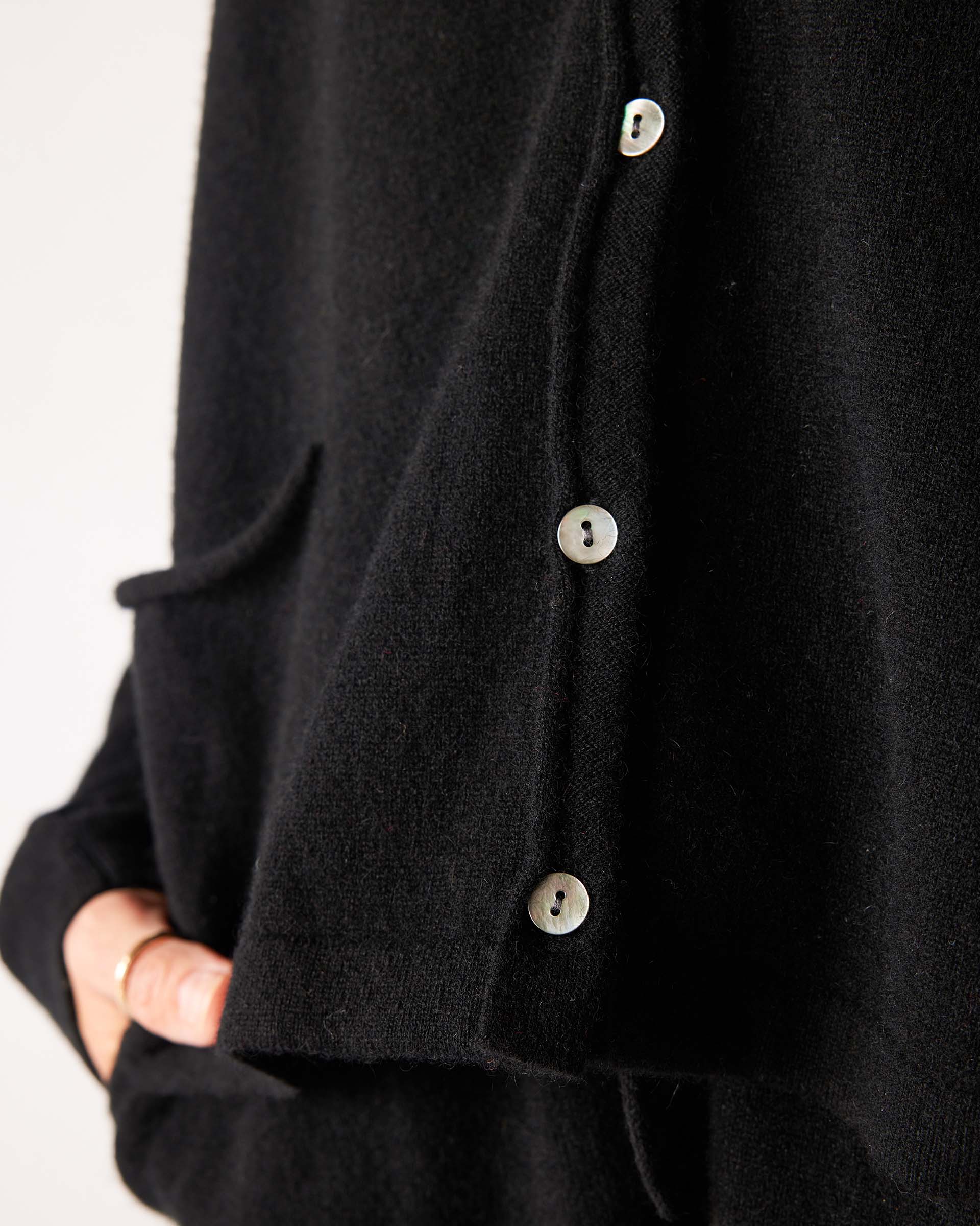 100% Cashmere Button Up Cardigan