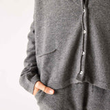 100% Cashmere Button Up Cardigan