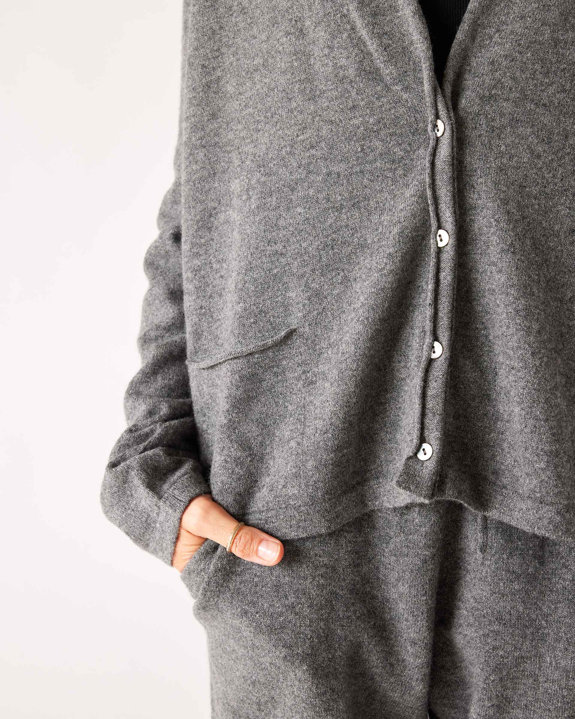 100% Cashmere Button Up Cardigan