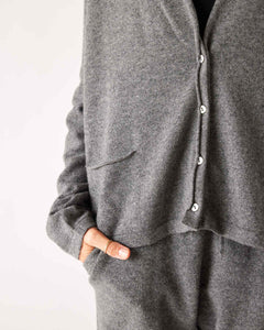 100% Cashmere Button Up Cardigan