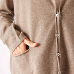 100% Cashmere Button Up Cardigan