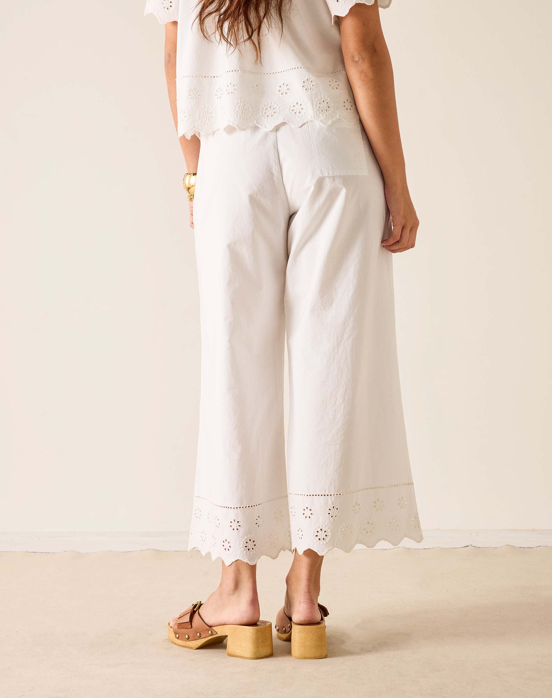 Daisy Eyelet Pant by MERSEA | Breathable Resort Pants