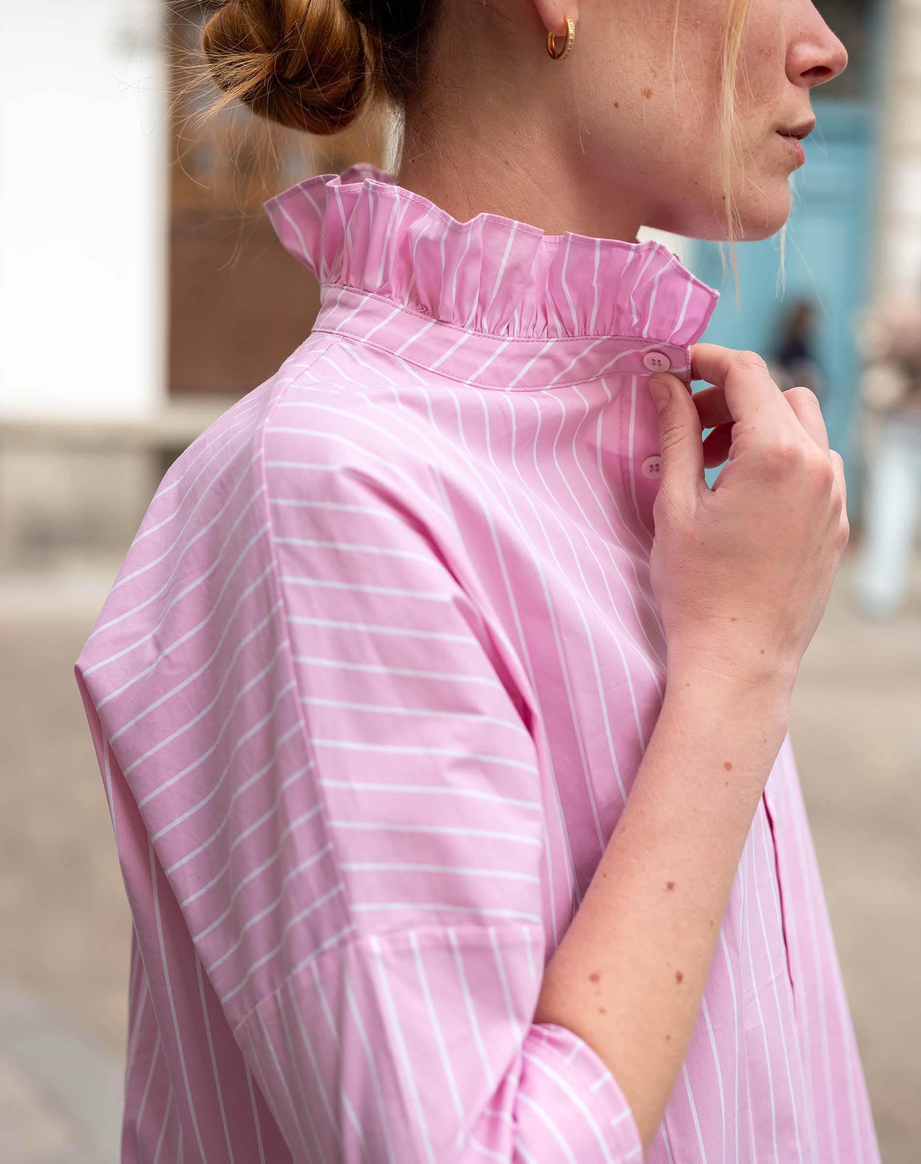 Emerson Elizabethan Collar Top