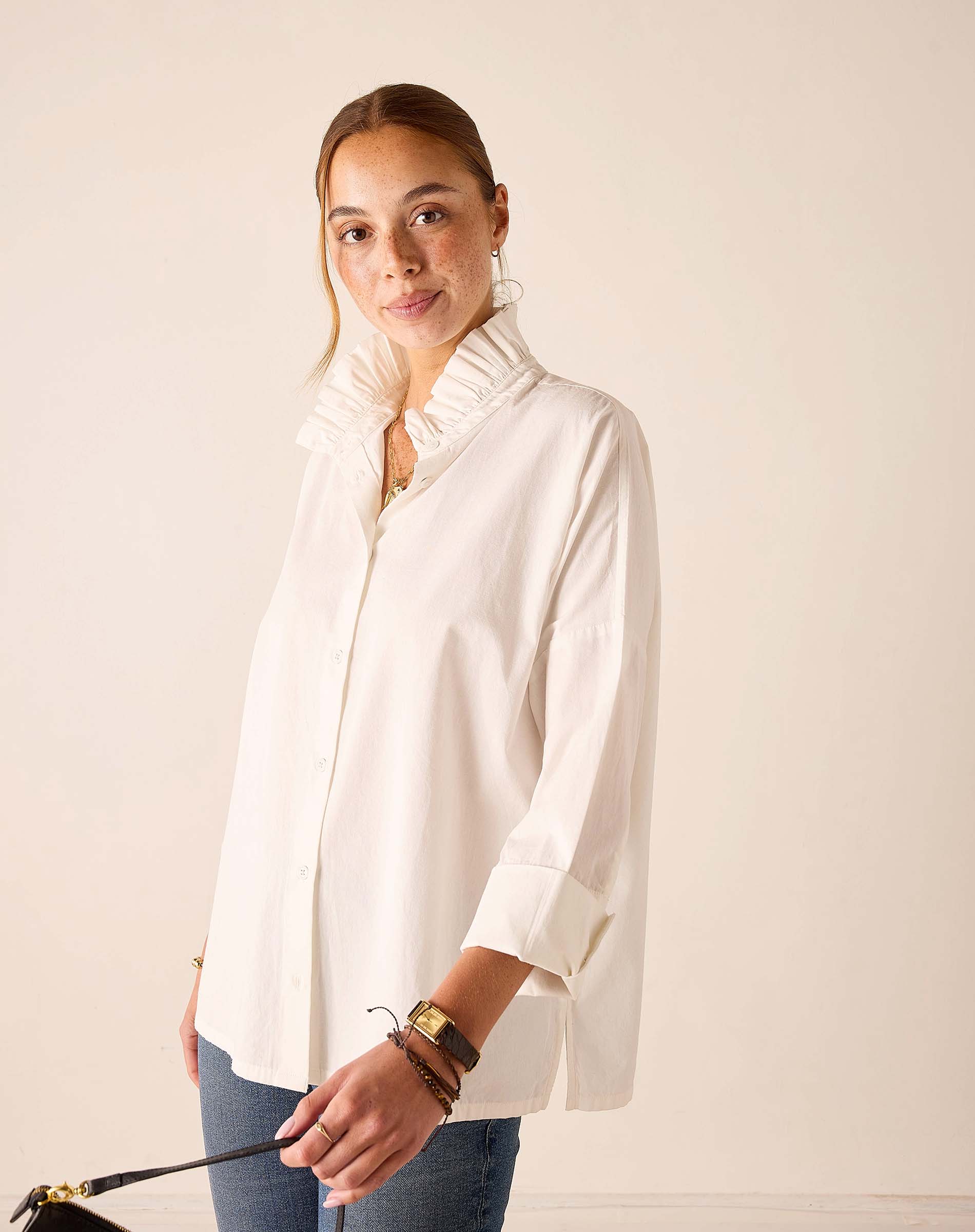 Emerson Elizabethan Collar Top