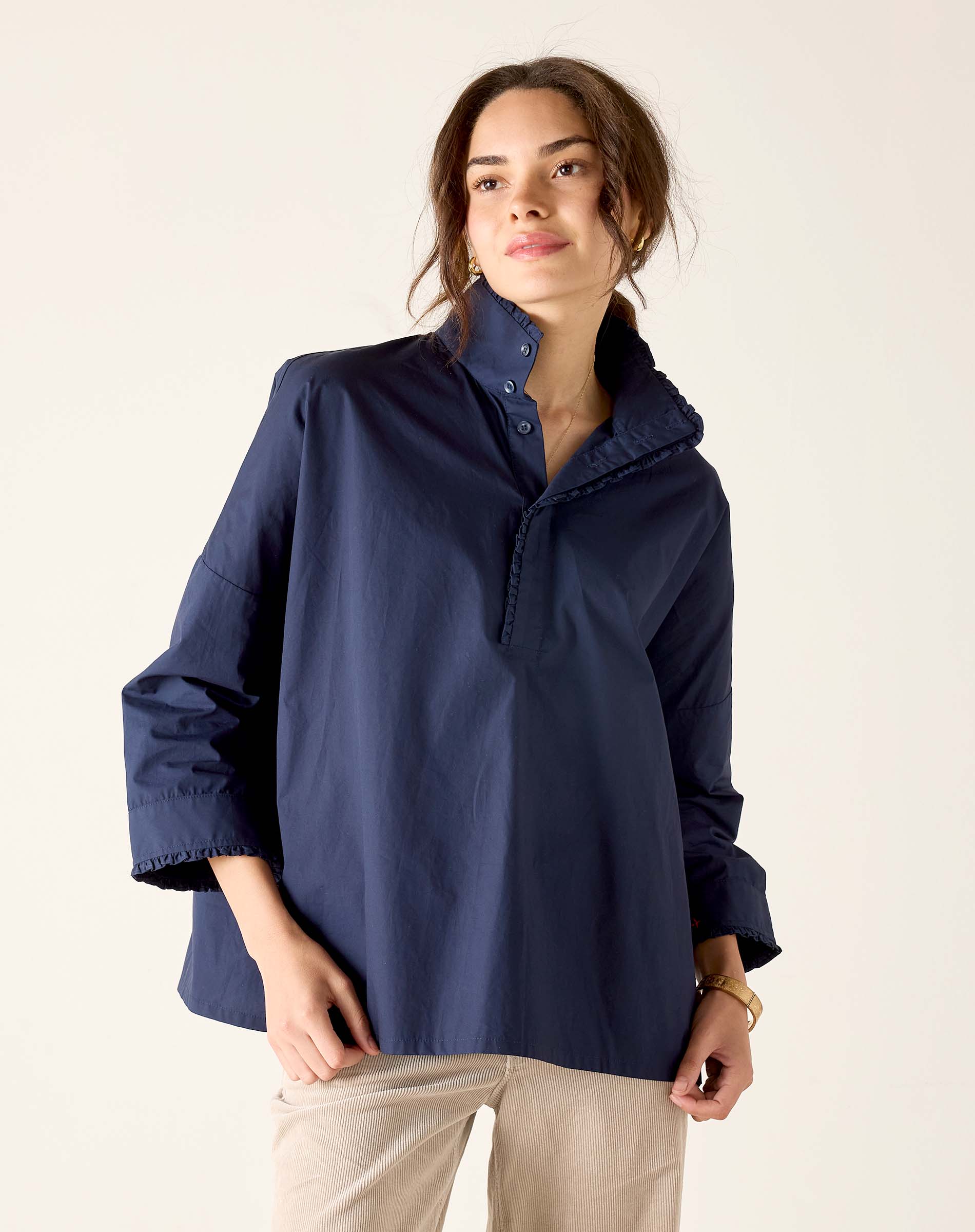 Emerson Pop Up Collar Top