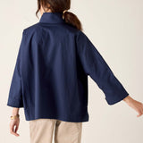 Emerson Pop Up Collar Top