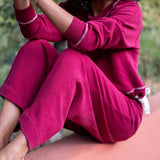 Frenchie Patch Pocket Wide Leg Pant