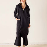 Frenchie Full Zip Maxi Zip Hoodie