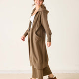 Frenchie Full Zip Maxi Zip Hoodie